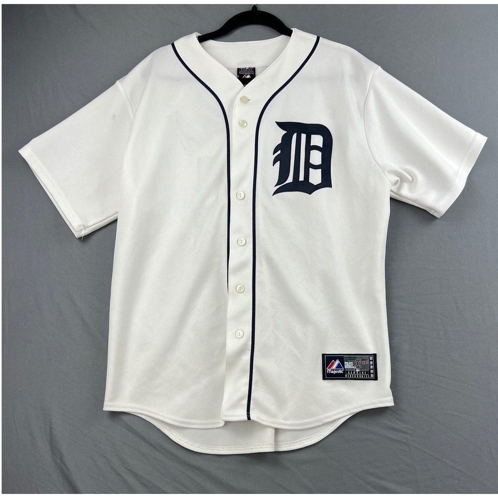Detroit Tigers Majestic Baseball Jersey Mens Miguel Cabrera 24 White Good